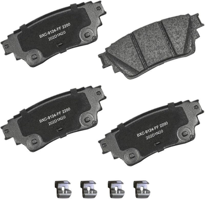 Bendix Premium SBC2200 Ceramic Rear Brake Pads for INFINITI QX60 2023-2022, Mitsubishi Outlander 2023-2022, Nissan Altima 2024-2019, Kicks 2024-2021, Pathfinder 2024-2022, Rogue 2023-2022 - Image 1